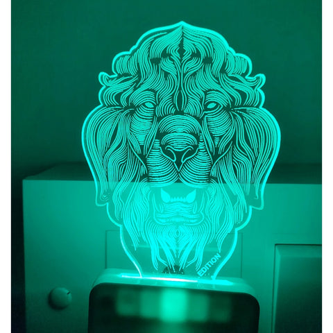 Generic Big Lion AC Adapter Night Lamp