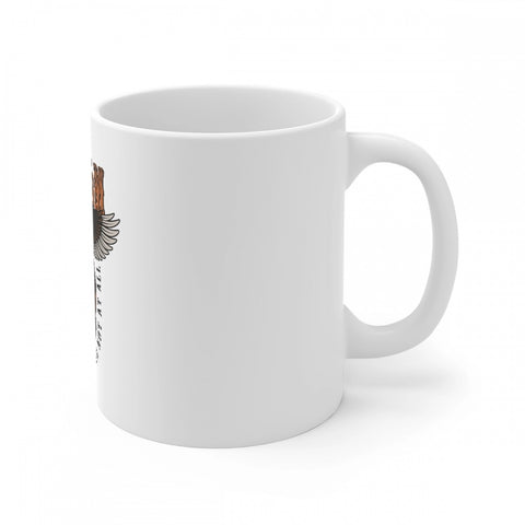 Generic Ceramic Gorila Desing Printed Coffee Mug (Color: White, Capacity:330ml)