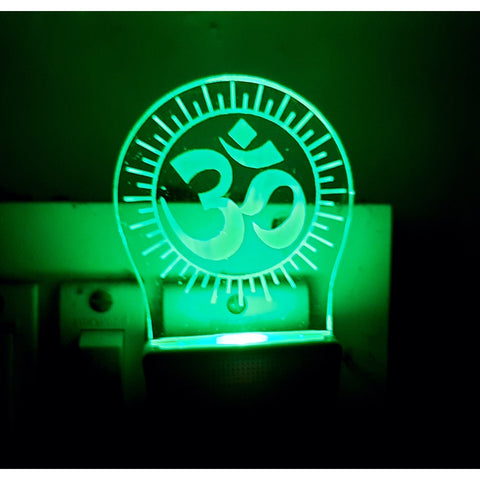 Generic Om Mantra AC Adapter Night Lamp