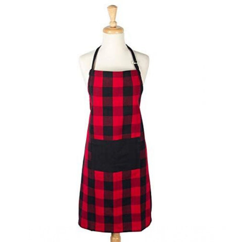 Generic Cotton Printed Aprons (Red, Size: 28x32 In)