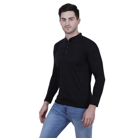 Cotton Blend Full Sleeves Trendy Tshirt For Men's (Pack of 4)